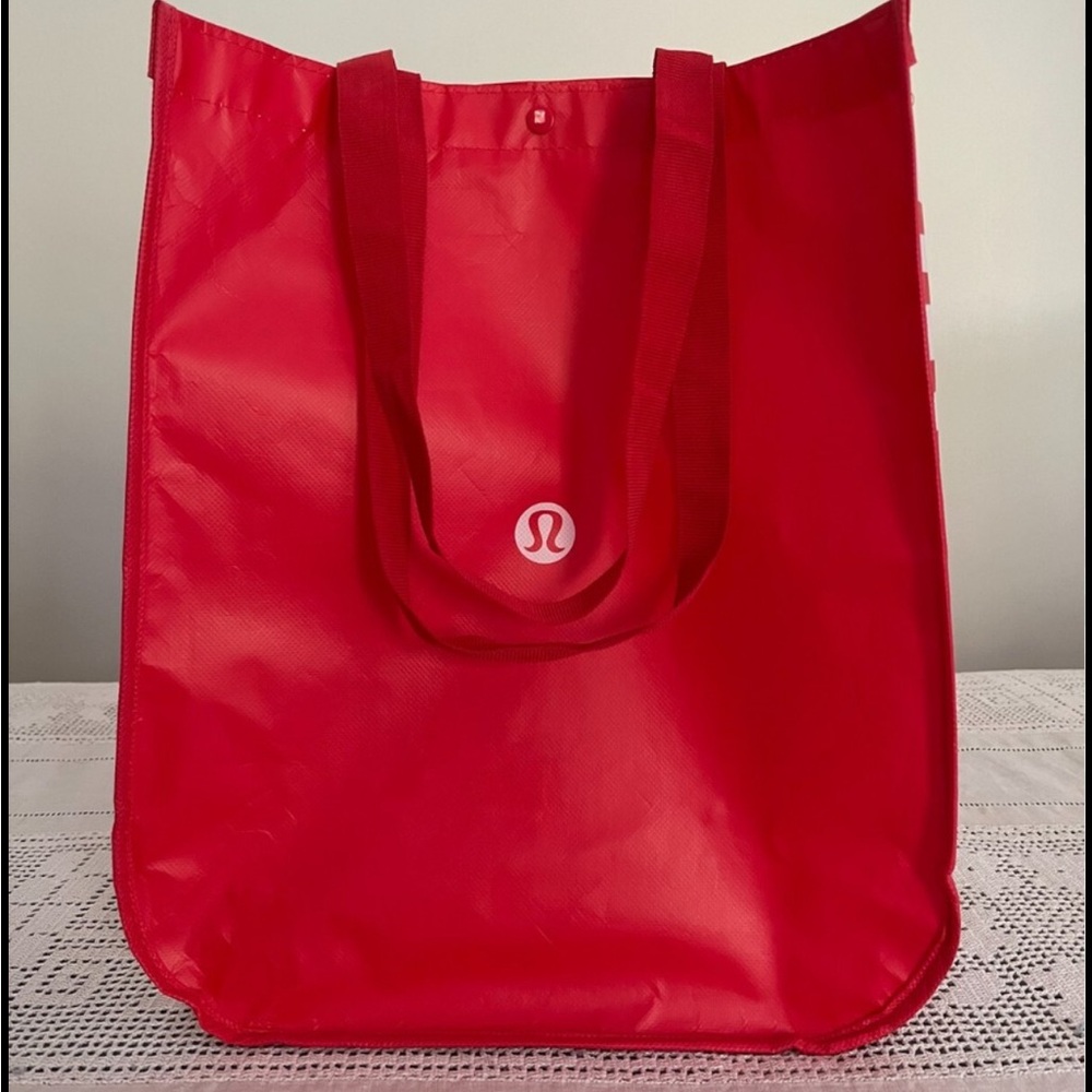Lululemon Athletica Red large Tote
